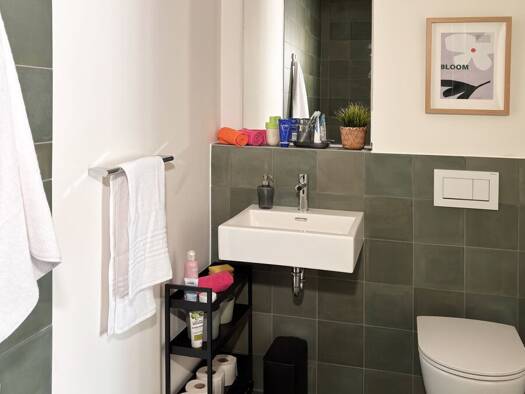 Wohnung zur Miete - Erstbezug 509 € 1 Zimmer 20,3 m² EG frei ab sofort Haunstetter Straße 232 Haunstetten Haunstetten - Siebenbrunn 86179