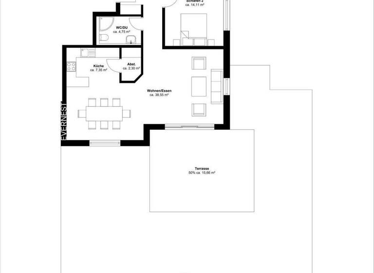 Wohnung zum Kauf 640.000 € 3 Zimmer 117,2 m² Refrath Bergisch Gladbach 51427