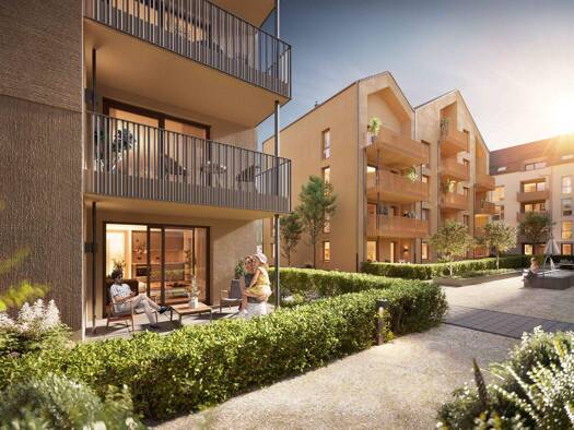 Wohnung zum Kauf - Erstbezug provisionsfrei als Kapitalanlage geeignet 2,5 Zimmer 61 m² Blauenstraße 20 Friedlingen Weil am Rhein 79576