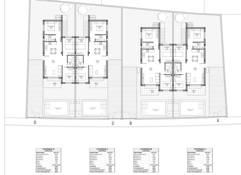 Doppelhaushälfte zum Kauf provisionsfrei 249.900 € 3 Zimmer 80 m² 200 m² Grundstück Mazarron