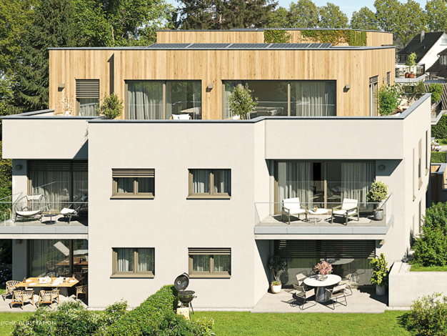 Terrassenwohnung zum Kauf provisionsfrei 554.510 € 3 Zimmer 78 m² EG Johann-Schwarz-Straße 6/1 Oeffingen Fellbach 70736