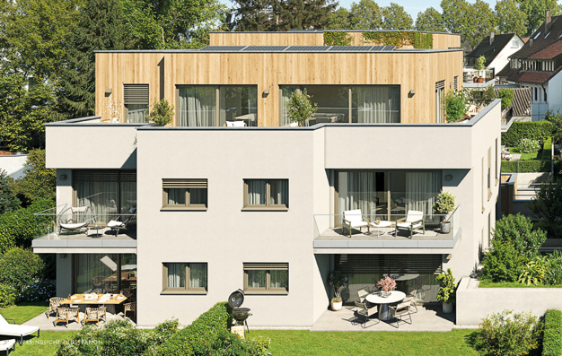 Terrassenwohnung zum Kauf provisionsfrei 554.510 € 3 Zimmer 78 m² EG Johann-Schwarz-Straße 6/1 Oeffingen Fellbach 70736