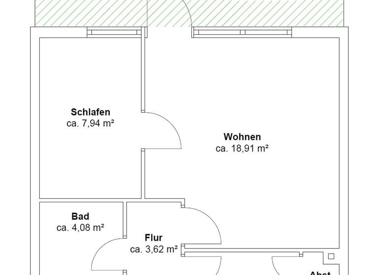 Wohnung zum Kauf 369.000 € 2 Zimmer 45,5 m² 4. Geschoss Eppendorf Hamburg 20251