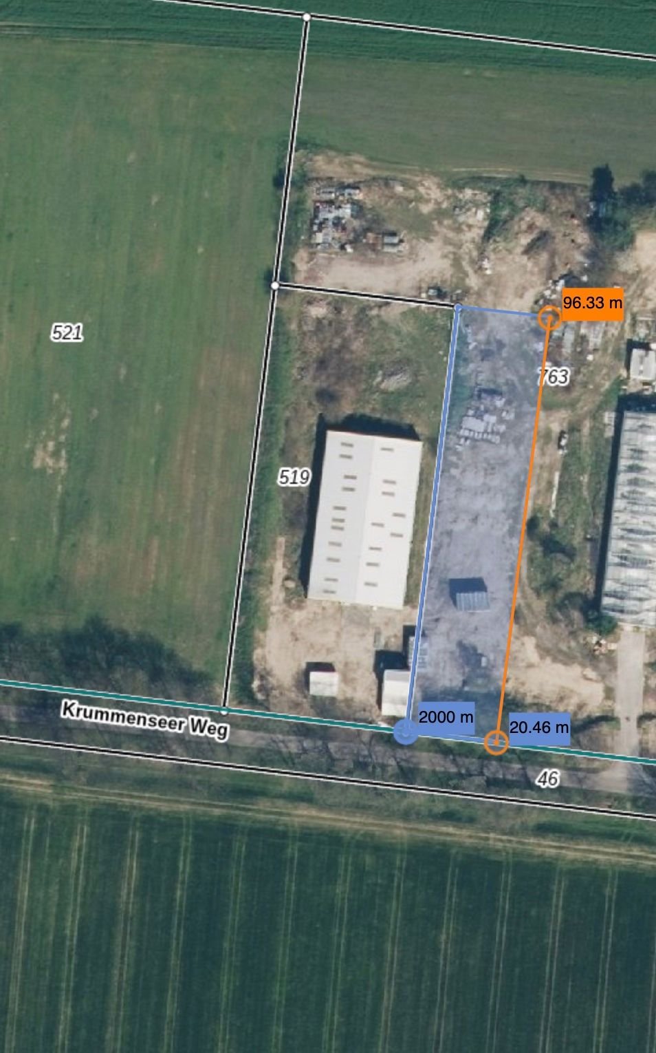 Gewerbegrundstück zum Kauf 134.900 € 2.000 m²<br/>Grundstück Wegendorf Altlandsberg / Wegendorf 15345