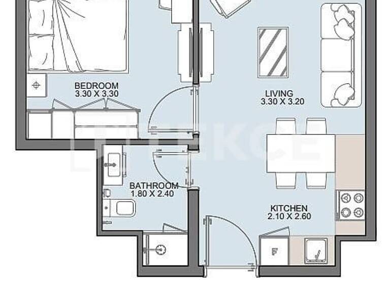 Studio zum Kauf 423.000 € 3 Zimmer 63 m² 6. Geschoss Dubai