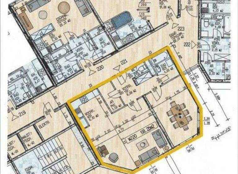 Wohnung zur Miete 769 € 2 Zimmer 6. Geschoss Wien, Favoriten / Wien 10., Favoriten 1100