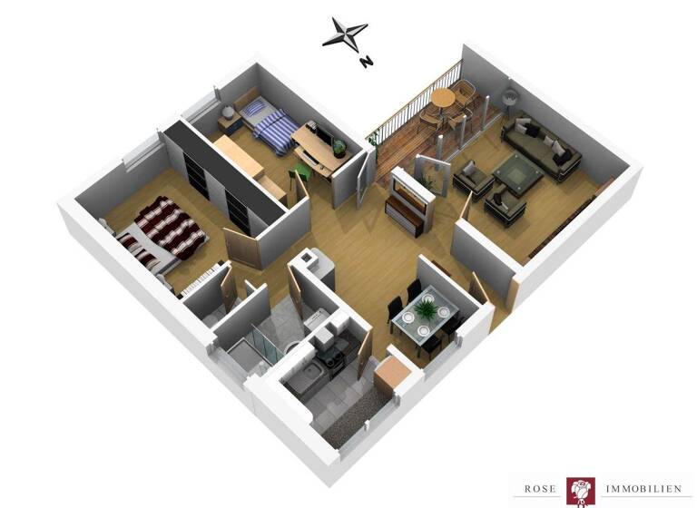 Wohnung zum Kauf 257.000 € 3 Zimmer 73 m² 2. Geschoss frei ab sofort Neustadt Waiblingen 71336