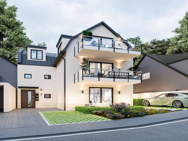 Wohnung zum Kauf - Erstbezug provisionsfrei 574.000 € 3 Zimmer 97,3 m² 1. Geschoss frei ab 01.04.2027 Bad Honnef 53604