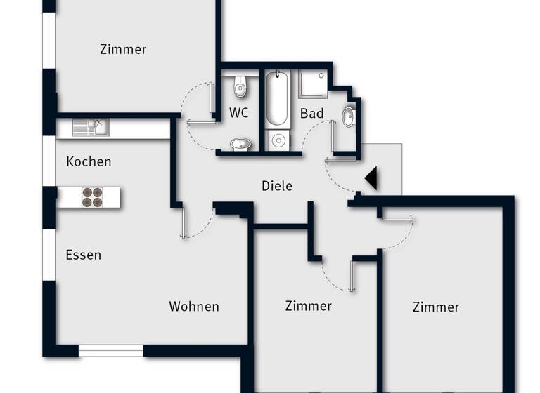 Wohnung zum Kauf 698.000 € 4 Zimmer 100 m²<br/>Wohnfläche Kaiserstrasse 27 Bregenz 6900