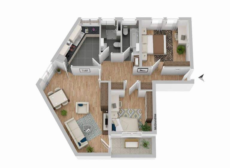 Wohnung zum Kauf 249.000 € 3 Zimmer 101 m² 2. Geschoss Haan 42781