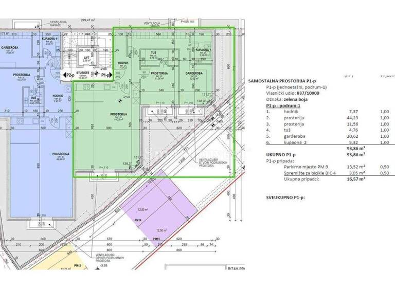 Wohnung zum Kauf 671.300 € 3 Zimmer 102 m² Centar