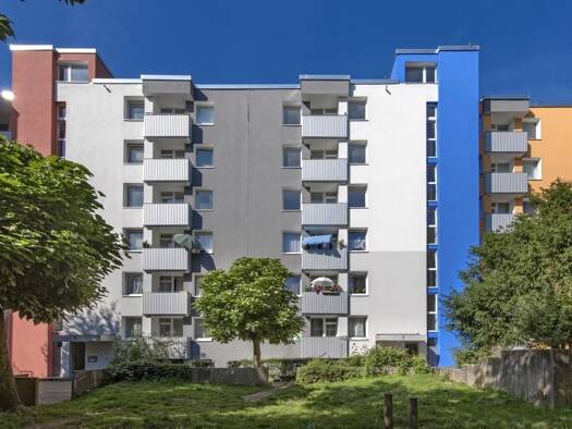 Wohnung zur Miete 603 € 2 Zimmer 52,4 m² 3. Geschoss frei ab 16.12.2025 Fürstenberger Straße 11 Hassels Düsseldorf 40599