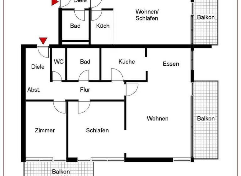 Wohnung zum Kauf 495.000 € 4 Zimmer 117 m² 2. Geschoss Botnang Stuttgart 70195