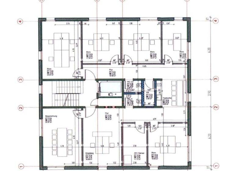 Bürofläche zur Miete provisionsfrei 2.851 € 6 Zimmer 208,8 m² Bürofläche teilbar ab 208,8 m² Technologiepark 9 Ansbach 91522