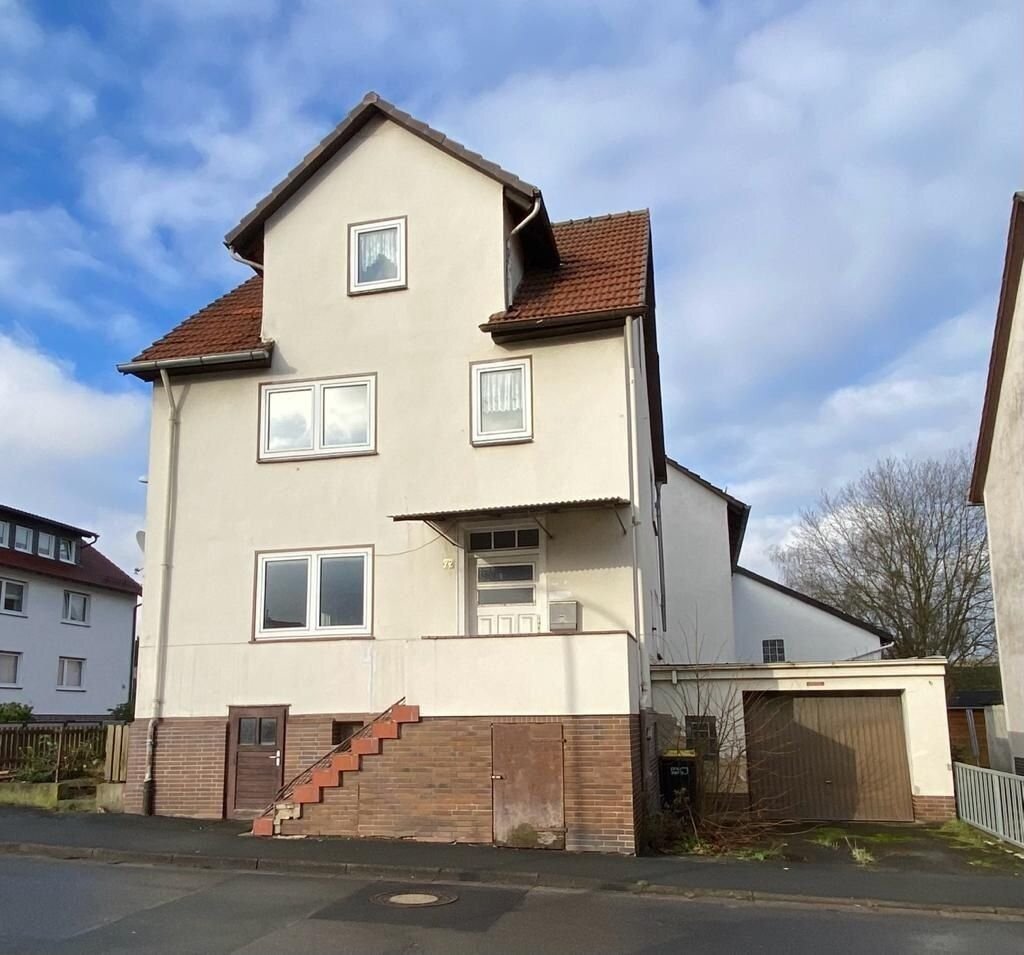 Einfamilienhaus zum Kauf 145.000 € 6 Zimmer 110 m²<br/>Wohnfläche 165 m²<br/>Grundstück ab sofort<br/>Verfügbarkeit Brückenstraße 22 Denn-/Dittershausen Fuldabrück 34277