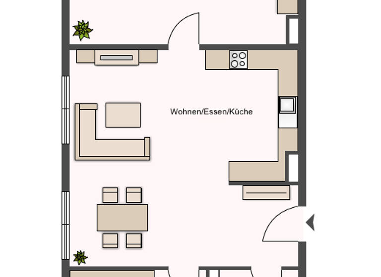 Wohnung zur Miete - Erstbezug 1.399 € 3 Zimmer 66,2 m² 1. Geschoss frei ab sofort Lange Straße 65 Innenstadt Fürth 90762