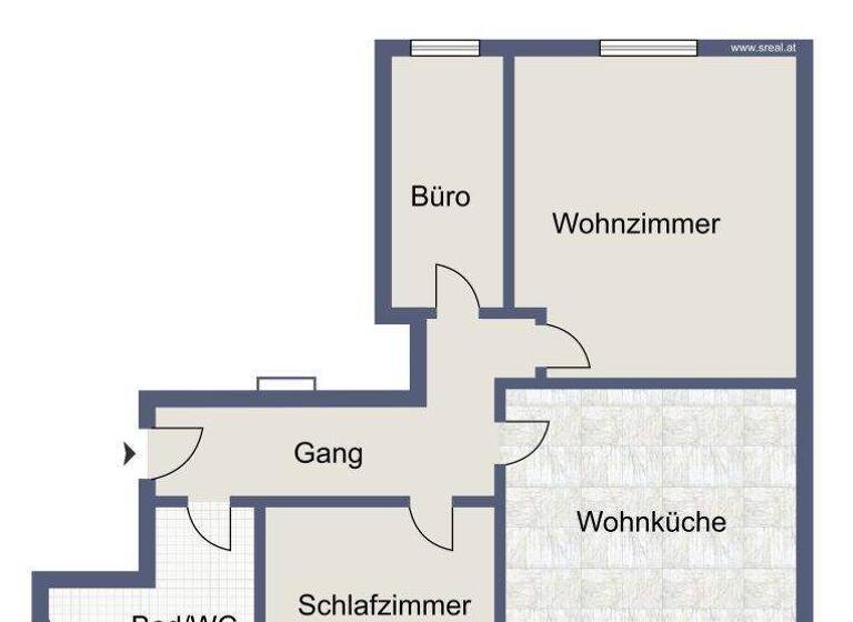 Wohnung zum Kauf 195.000 € 3 Zimmer 2. Geschoss Eggenberg Graz,05.Bez.:Gries 8020