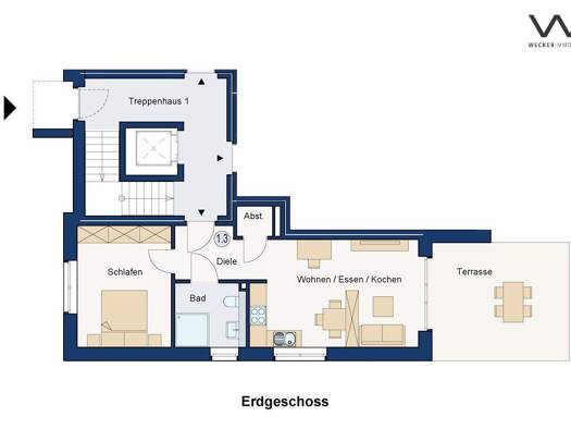 Wohnung zum Kauf - Erstbezug als Kapitalanlage geeignet 325.400 € 2 Zimmer 57,3 m² Albersloher Weg 595 Angelmodde Münster 48167
