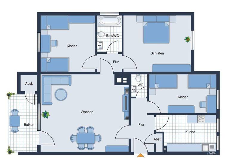 Wohnung zum Kauf 195.000 € 4 Zimmer 90 m² Dorstfeld Dortmund 44149