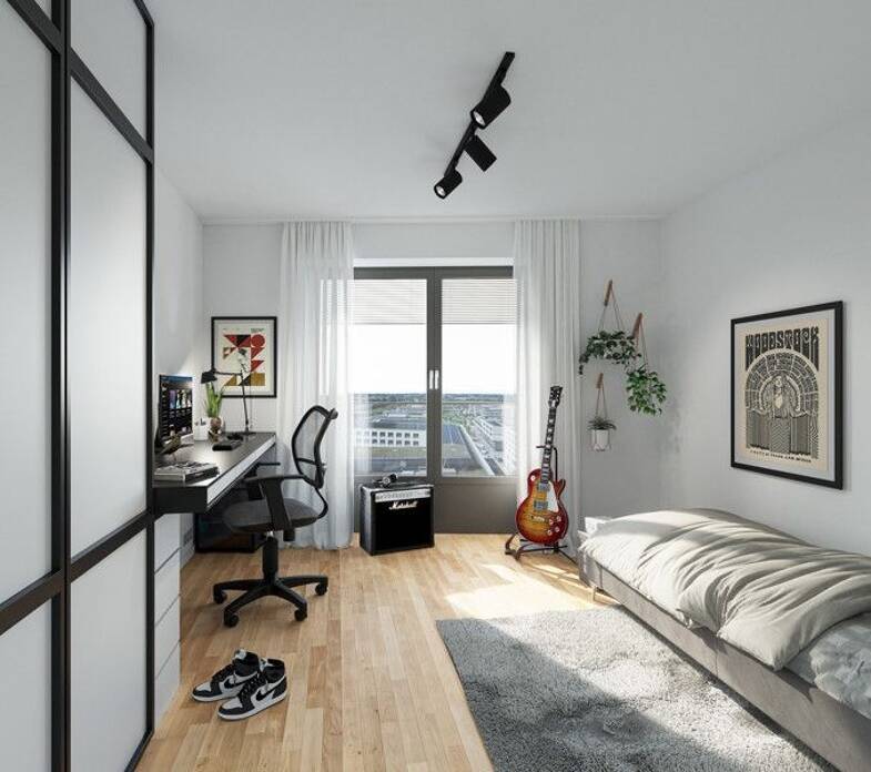 Wohnung zur Miete 1.057 € 1 Zimmer 36 m² 14. Geschoss frei ab 01.07.2025 Mahatma-Gandhi-Pl. 4 Freiham München 81248