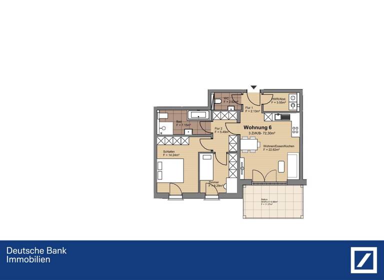 Wohnung zum Kauf - Neubau 324.000 € 3 Zimmer 72,4 m²<br/>Wohnfläche ab sofort<br/>Verfügbarkeit Gensingen 55457