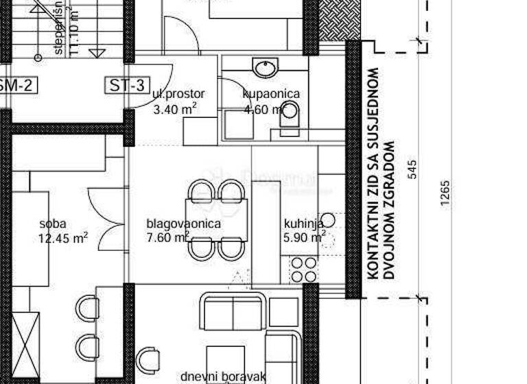 Wohnung zum Kauf 213.792 € 3 Zimmer 62 m² 2. Geschoss Makarska
