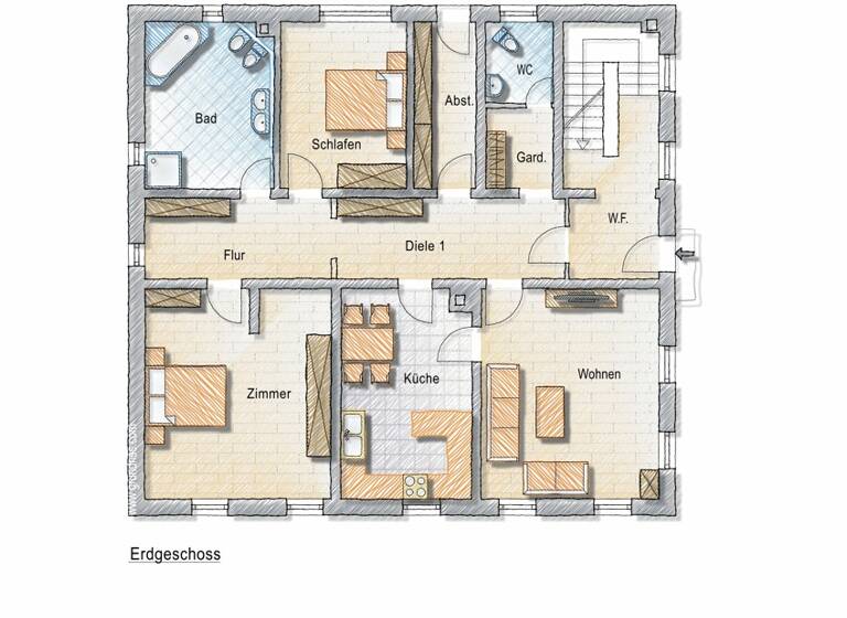 Mehrfamilienhaus zum Kauf 425.000 € 7 Zimmer 245 m² 1.507 m² Grundstück Laibstadt Heideck 91180