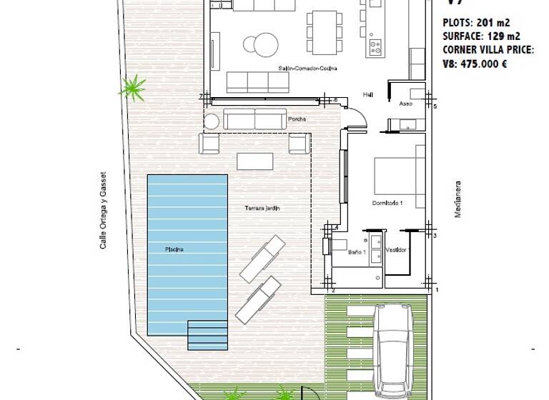 Villa zum Kauf - Erstbezug provisionsfrei 475.000 € 4 Zimmer 130 m² 215 m² Grundstück San Javier 30730