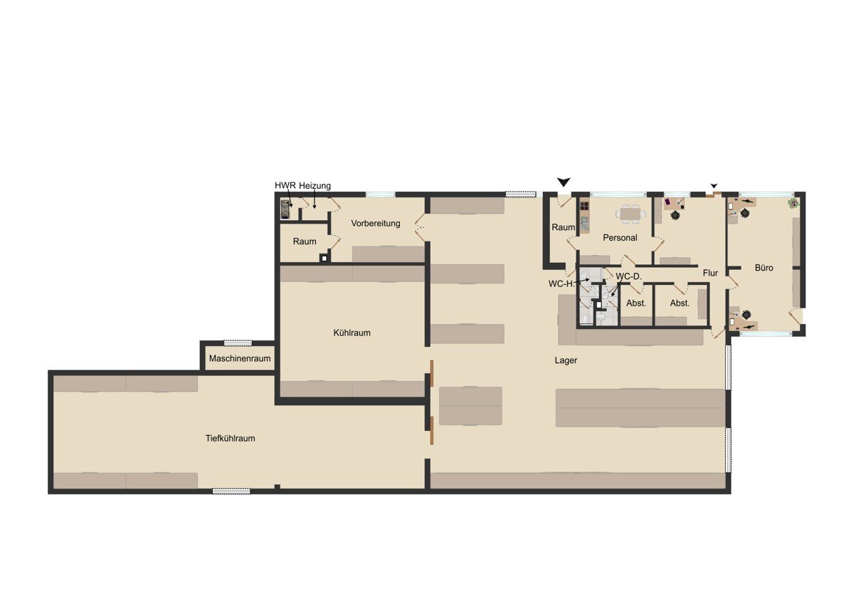 Lagerhalle zum Kauf 1.200.000 € 1.228 m²<br/>Lagerfläche Wahlbezirk 407 Nordhorn 48527