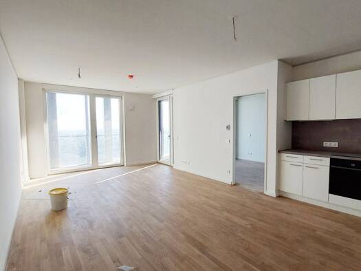 Wohnung zur Miete - Erstbezug 1.072 € 2 Zimmer 59,6 m² 36. Geschoss frei ab sofort Wien 1220