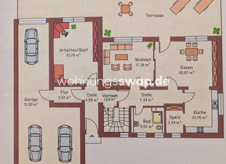 Studio zur Miete Tauschwohnung 2.200 € 6 Zimmer 165 m² EG Gernlinden München 82216