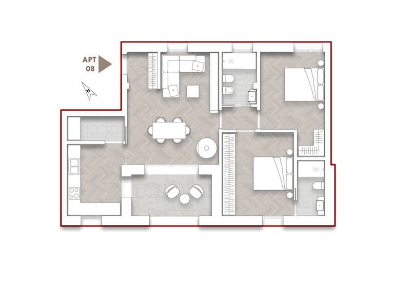 Wohnung zum Kauf 1.080.000 € 3 Zimmer 73,6 m² 2. Geschoss Via dei Campiani 18 Garda 37016