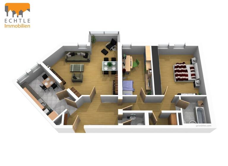 Wohnung zur Miete 1.200 € 3 Zimmer 98 m² 2. Geschoss frei ab sofort Lörrach 79539