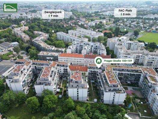 Wohnung zur Miete 1.115 € 3 Zimmer 82,5 m² EG frei ab 01.07.2026 Prager Straße 105 + 109 Wien 1210