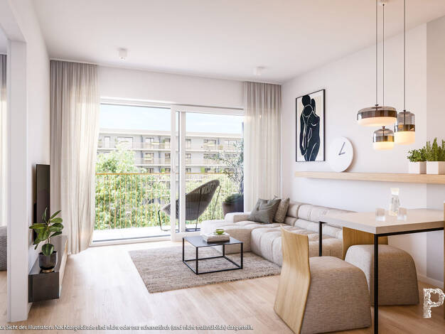 Wohnung zum Kauf - Neubau provisionsfrei 452.000 € 2 Zimmer 46,5 m² Angela-Molitoris-Platz 1 Aubing-Lochhausen-Langwied München 81245