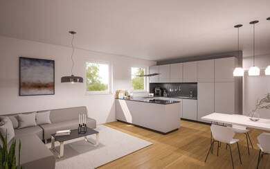 Wohnung zum Kauf - Neubau 530.000 € 4 Zimmer 99,5 m² 1. Geschoss Wombach Lohr a. Main 97816