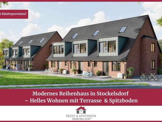 Reihenendhaus zum Kauf - Erstbezug provisionsfrei 529.000 € 5 Zimmer 144,8 m² 168,8 m² Grundstück Stockelsdorf 23617