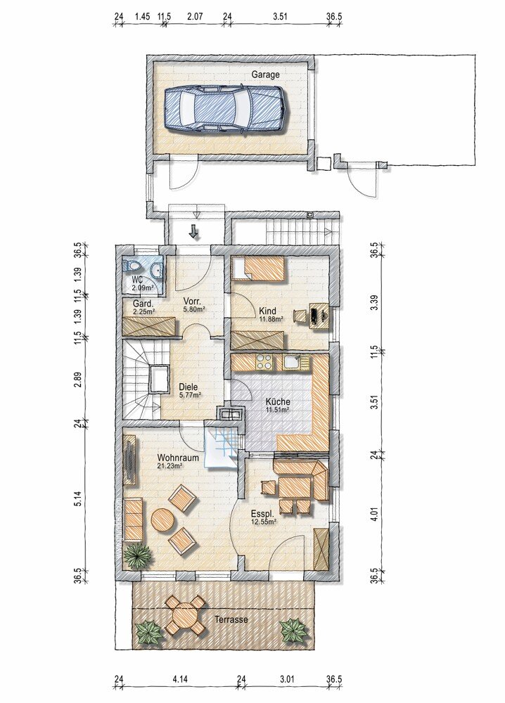 Doppelhaushälfte zum Kauf 494.000 € 5 Zimmer 115,5 m²<br/>Wohnfläche 339 m²<br/>Grundstück Harting Heldenstein 84431