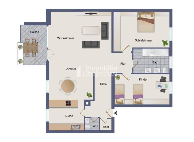 Wohnung zum Kauf 259.000 € 3 Zimmer 103 m² 2. Geschoss Frohlinde Castrop-Rauxel 44577