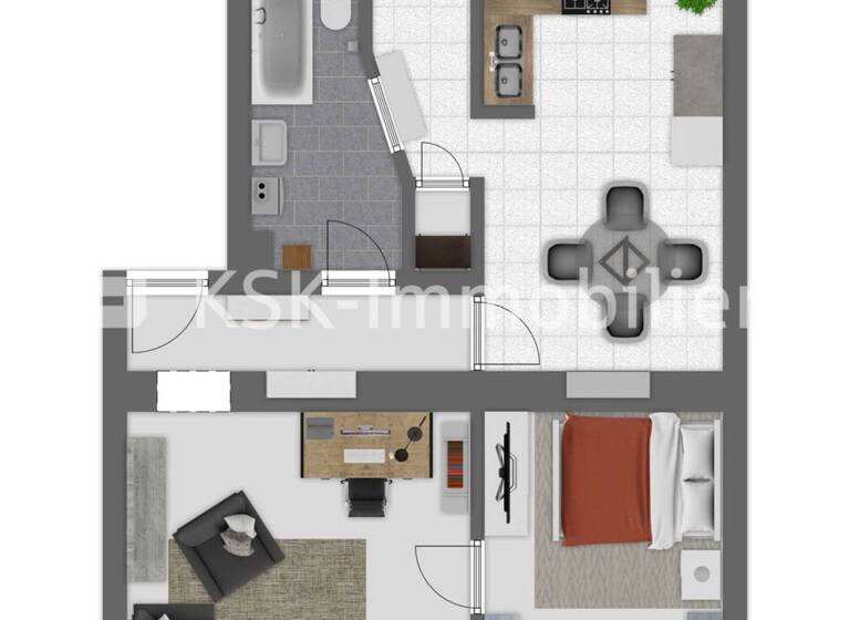 Wohnung zum Kauf 125.000 € 2 Zimmer 70 m² 2. Geschoss Barmen Wuppertal 42277