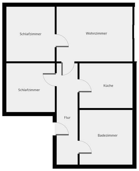 Wohnung zur Miete 800 € 3 Zimmer 69 m²<br/>Wohnfläche ab sofort<br/>Verfügbarkeit Schwanenkampstraße Westviertel Essen 45127