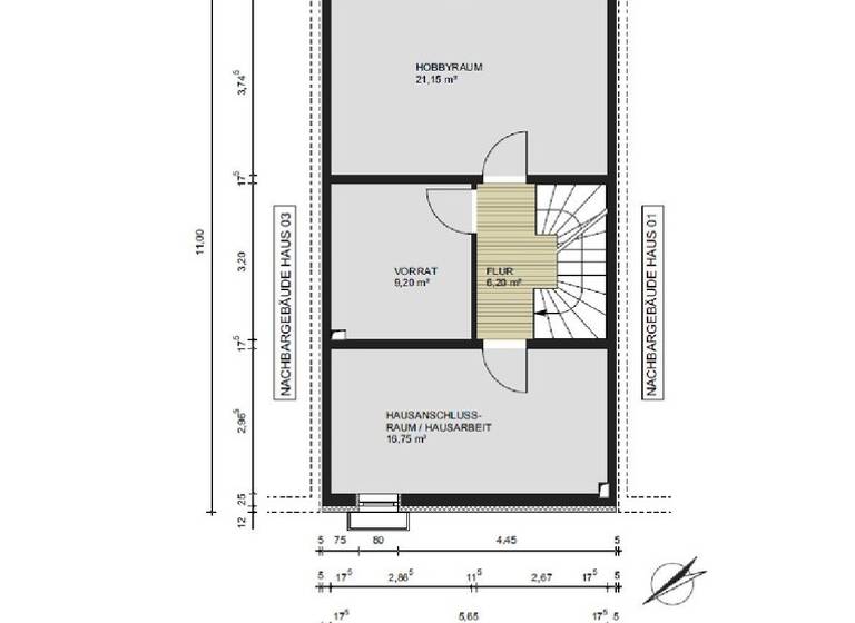 Reihenmittelhaus zum Kauf provisionsfrei 739.000 € 6 Zimmer 143,8 m² 194,4 m² Grundstück Ernst-Pasqué-Str. 23 Alsbach 64665
