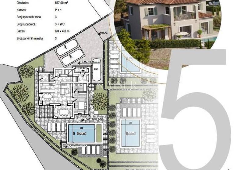 Haus zum Kauf 4 Zimmer 155 m² Polje, Dobrinj Dobrinj