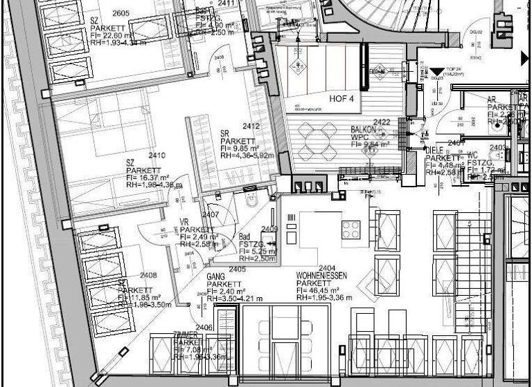 Wohnung zur Miete 3.300 € 4 Zimmer 154 m² Wien 1010