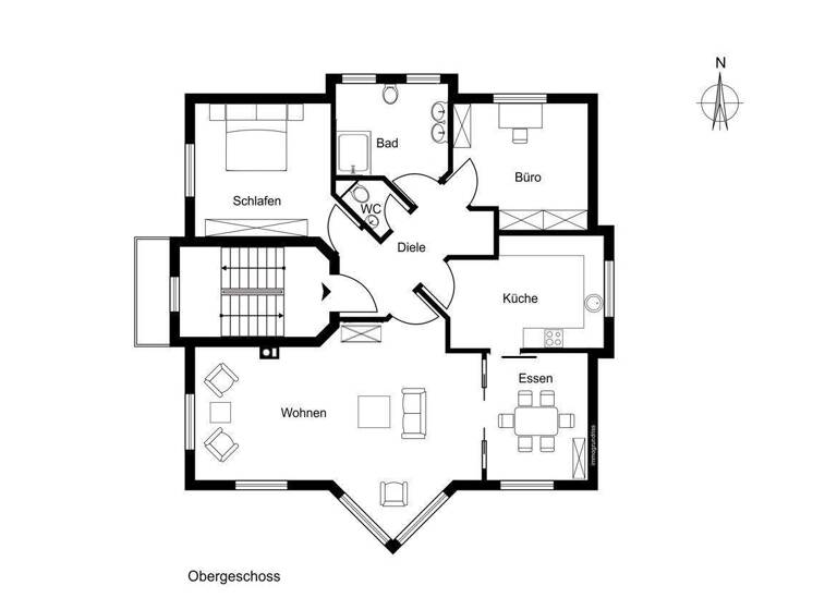 Wohnung zum Kauf 450.000 € 4 Zimmer 99 m² 1. Geschoss Innenstadt Reutlingen 72764