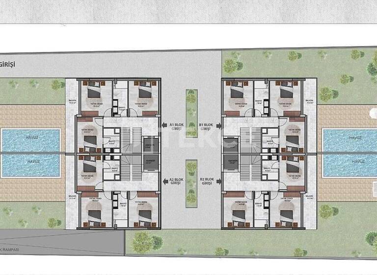 Doppelhaushälfte zum Kauf 950.000 € 7 Zimmer 400 m² 1,2 m² Grundstück Antalya 07070