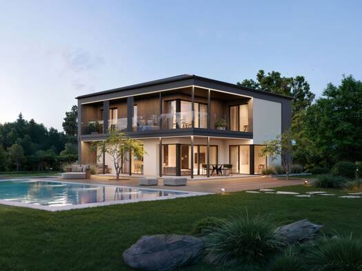 Villa zum Kauf 4 Zimmer 174,3 m² 641 m² Grundstück Am Hang Schönfeld Schönfeld 01561