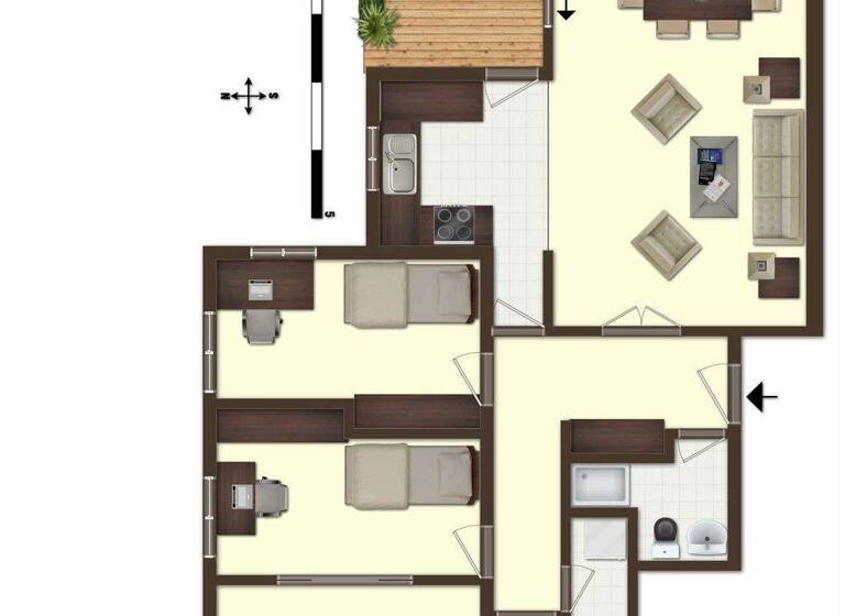 Wohnung zum Kauf als Kapitalanlage geeignet 950.000 € 4 Zimmer 124 m² Nienstedten Hamburg 22609