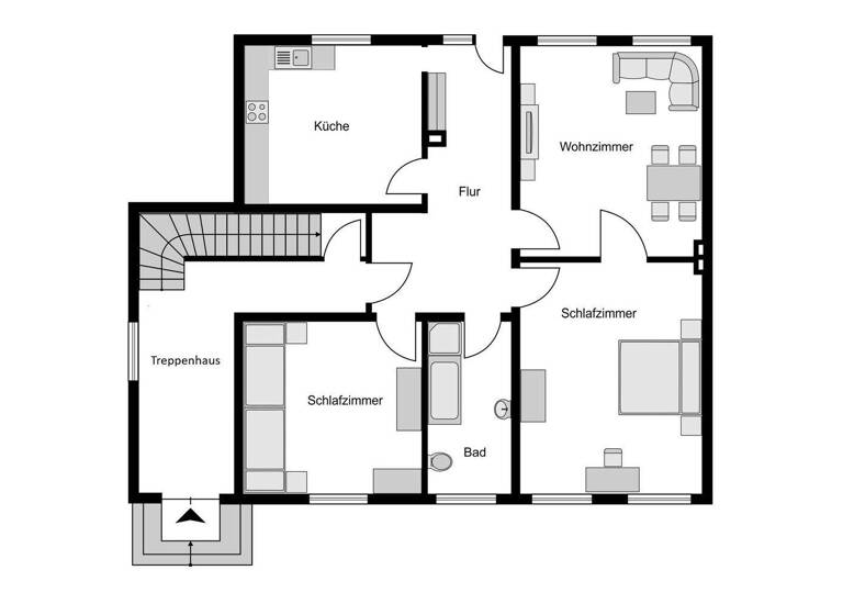 Wohnung zum Kauf 180.000 € 3,5 Zimmer 100 m² EG Wattenscheid Bochum 44866