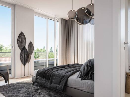Wohnung zum Kauf - Neubau provisionsfrei 848.000 € 4 Zimmer 91,4 m² 2. Geschoss Lilli-Kurowski-Straße 1 Feldmoching-Hasenbergl München 80995